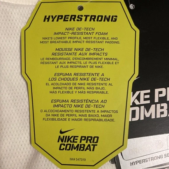 NWT NIKE Pro Combat Hyperstrong Football Base Layer - Picture 11 of 16